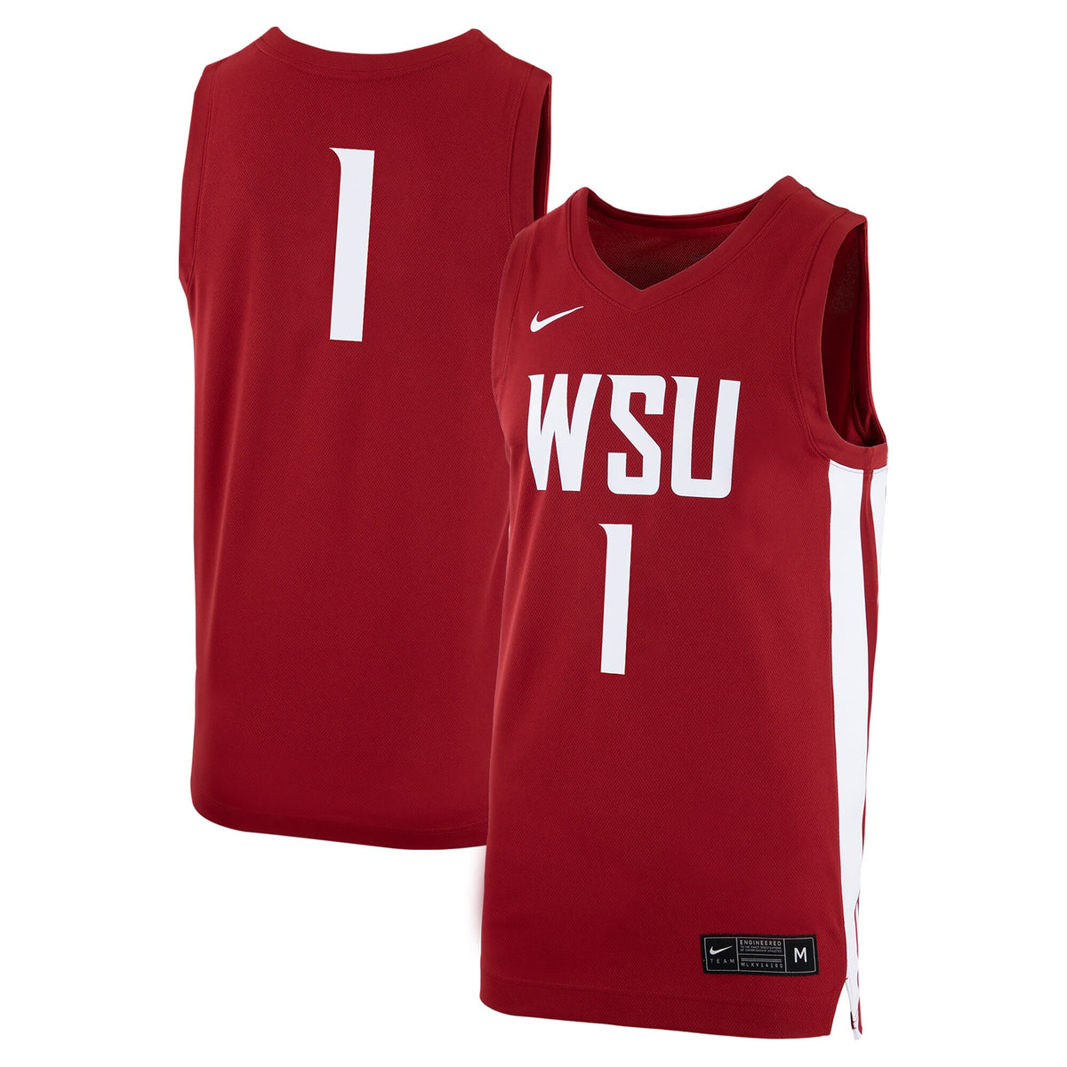 Logo Washington State Cougars crimson jersey