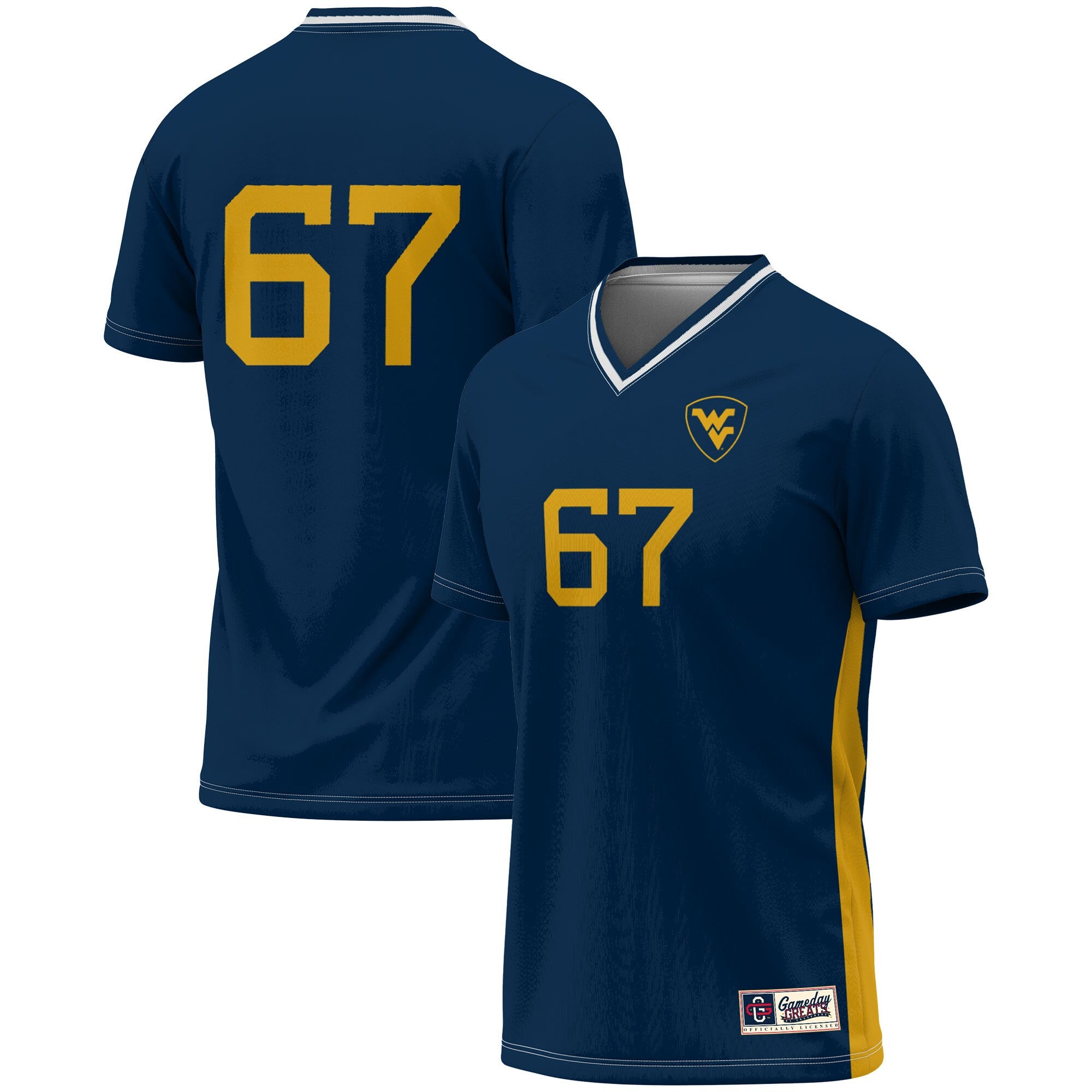 West Virginia Mountaineers navy Fashion jersey