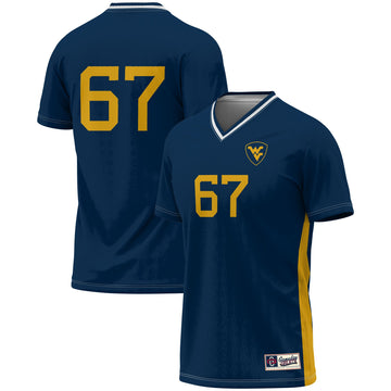 West Virginia Mountaineers navy Fashion jersey