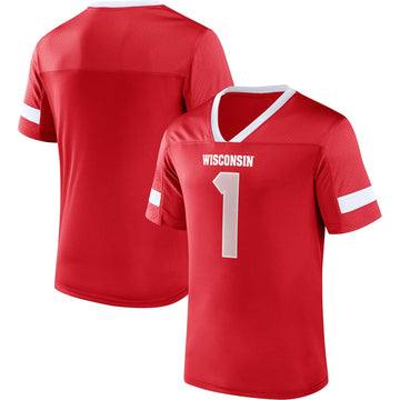 Kickoff Winner Wisconsin Badgers red jersey