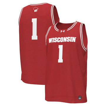 Under Armour Wisconsin Badgers red jersey