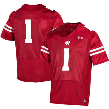 Under Armour Wisconsin Badgers red jersey