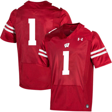 Under Armour Wisconsin Badgers red jersey