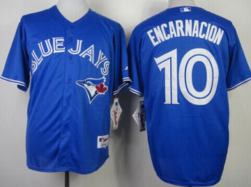 Edwin Encarnacion Toronto Blue Jays blue jersey