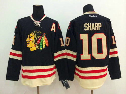 Patrick Sharp Chicago Blackhawks black Winter Classic jersey