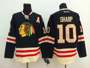 Patrick Sharp Chicago Blackhawks black Winter Classic jersey