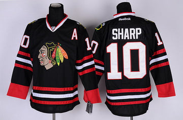 Patrick Sharp Chicago Blackhawks black jersey