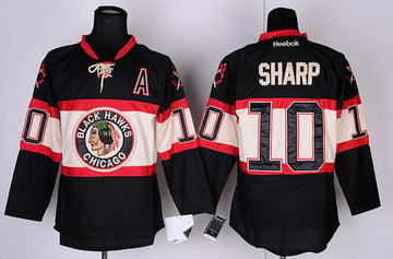Patrick Sharp Chicago Blackhawks black Third jersey