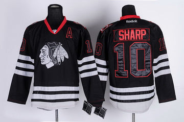 Patrick Sharp Chicago Blackhawks black jersey