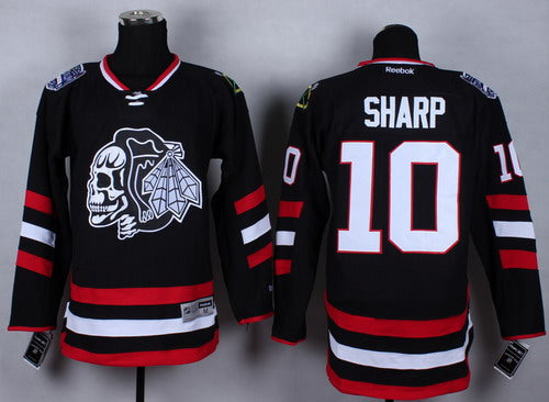 Patrick Sharp Chicago Blackhawks black Stadium Series jersey