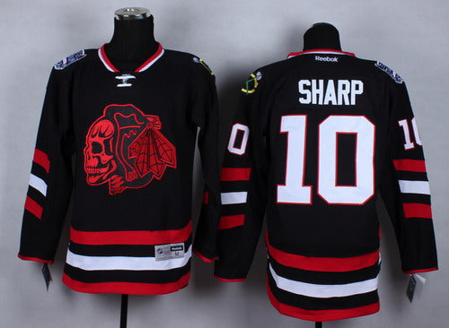 Patrick Sharp Chicago Blackhawks black Stadium Series jersey