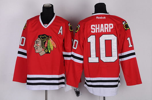Patrick Sharp Chicago Blackhawks red jersey