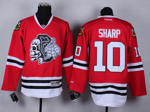 Patrick Sharp Chicago Blackhawks red jersey