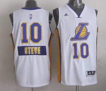 Steve Nash Revolution Los Angeles Lakers white jersey