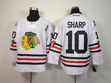 Patrick Sharp Chicago Blackhawks white Winter Classic jersey