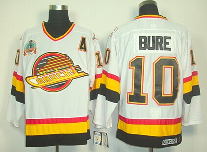 Pavel Bure Vancouver Canucks white Throwback jersey