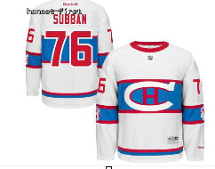 NHL Montreal Canadiens white Winter Classic jersey