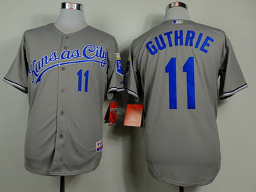 Jeremy Guthrie Kansas City Royals gray jersey