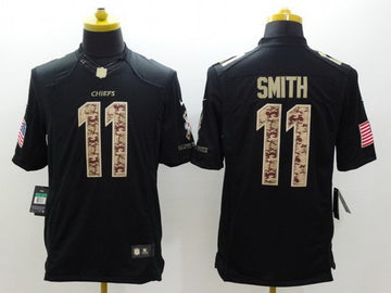 Nike Alex Smith Kansas City Chiefs black Salute To Service jersey