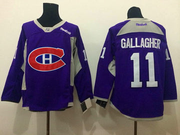 Brendan Gallagher Montreal Canadiens purple jersey