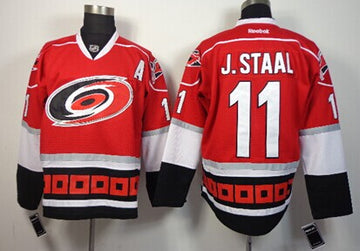 Jordan Staal Carolina Hurricanes red Third jersey