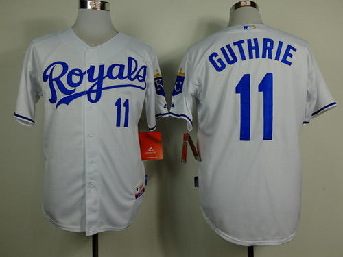 Jeremy Guthrie Kansas City Royals white jersey