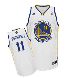 Klay Thompson Golden State Warriors white jersey