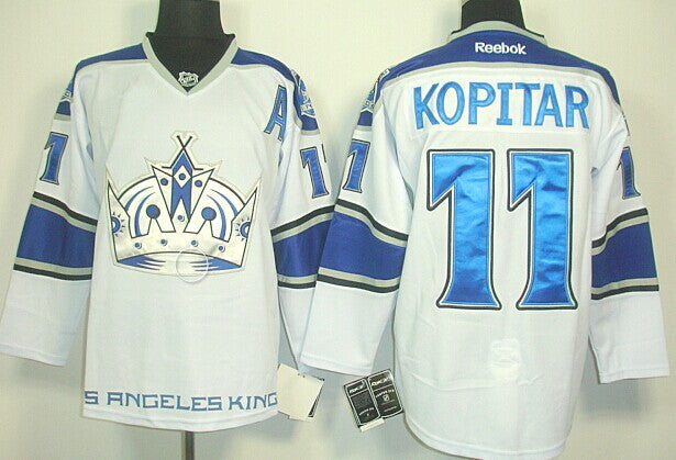 Anze Kopitar Los Angeles Kings white Third jersey