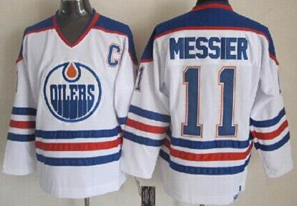 Mark Messier Edmonton Oilers Throwback jersey