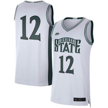 Michigan State Spartans white Limited jersey