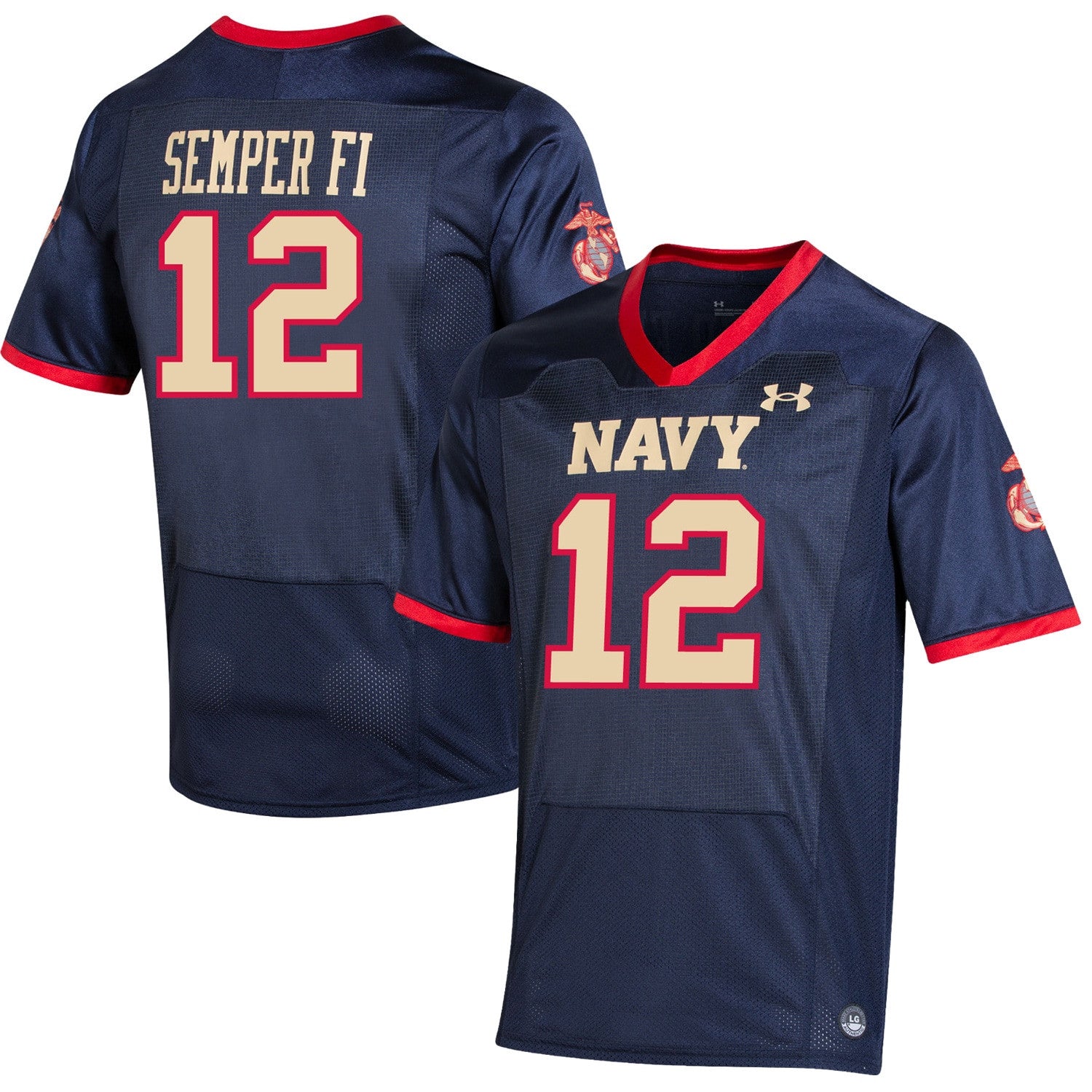 Under Armour Usmc Special Navy Midshipmen navy Game jersey