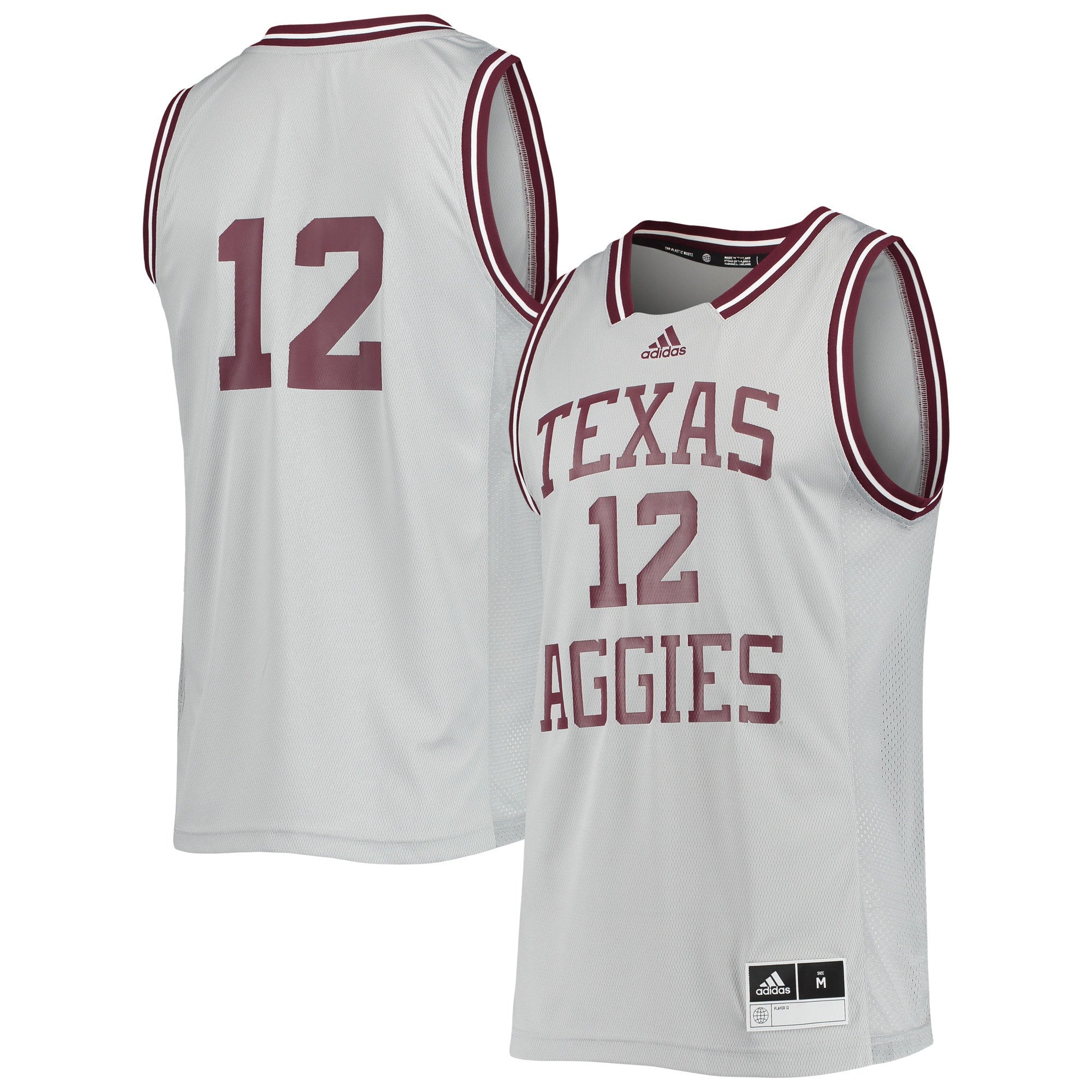 Texas A&M Aggies gray Reverse Retro jersey