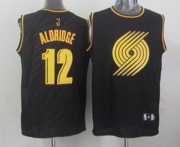 LaMarcus Aldridge Revolution Portland Trail Blazers black jersey