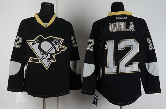 Jarome Iginla Pittsburgh Penguins black jersey