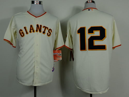 Joe Panik San Francisco Giants cream jersey