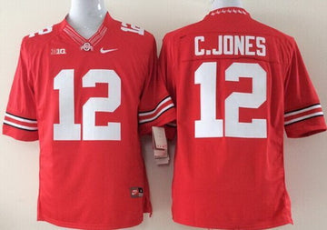 Cardale Jones Ohio State Buckeyes red Limited jersey