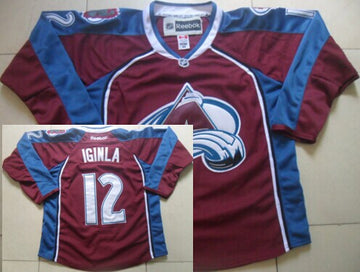 Jarome Iginla Colorado Avalanche red jersey