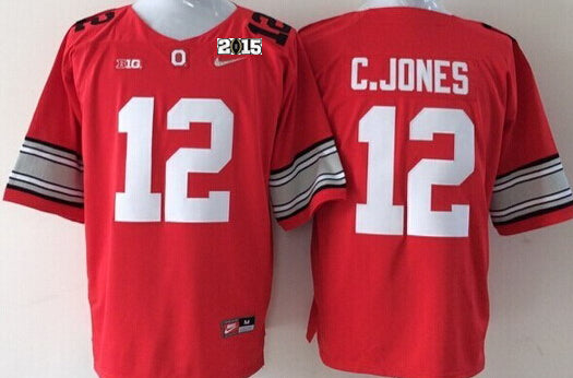 Cardale Jones Ohio State Buckeyes red jersey