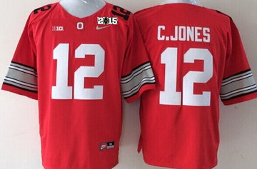 Cardale Jones Ohio State Buckeyes red jersey