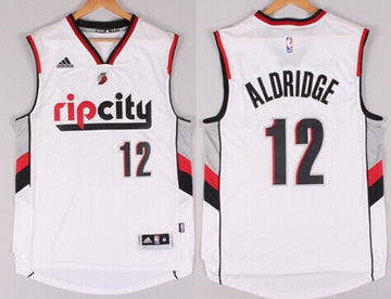 LaMarcus Aldridge Rip Portland Trail Blazers white jersey