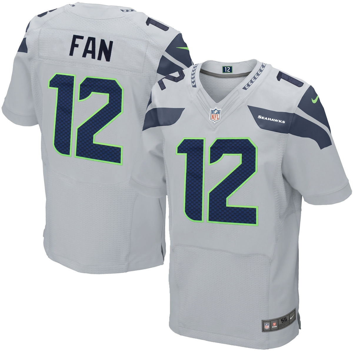 Seattle Seahawks gray Elite jersey