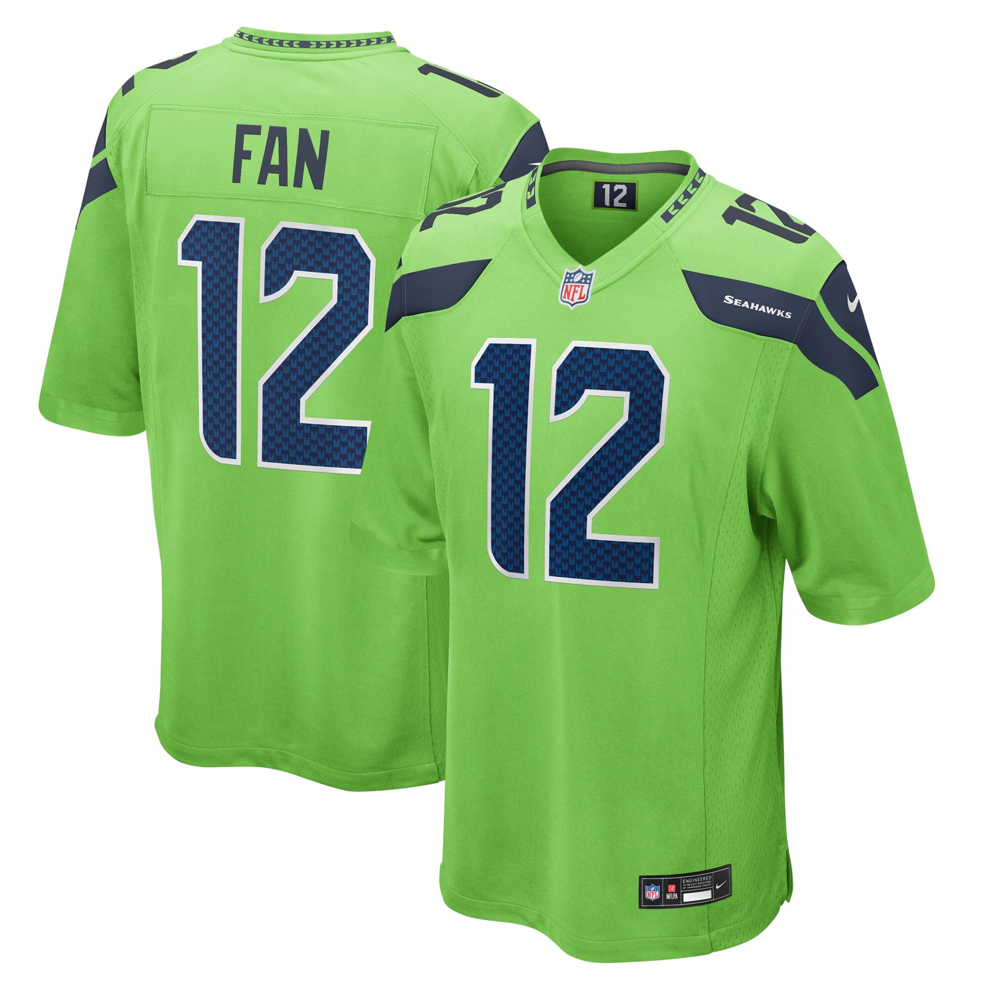 Seattle Seahawks neon jersey