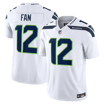 Seattle Seahawks white Vapor jersey