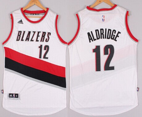LaMarcus Aldridge Revolution Portland Trail Blazers white jersey