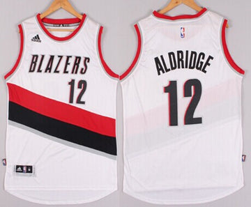 LaMarcus Aldridge Revolution Portland Trail Blazers white jersey