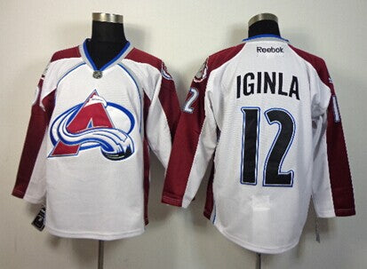 Jarome Iginla Colorado Avalanche white jersey