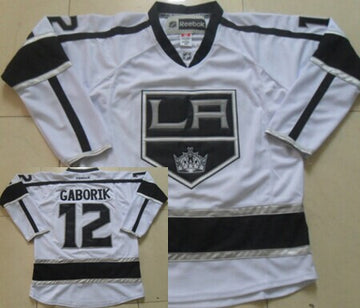 Marian Gaborik Los Angeles Kings white jersey