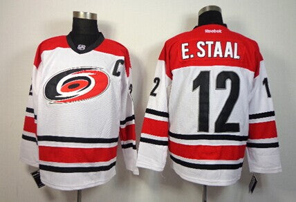 Eric Staal Carolina Hurricanes white jersey