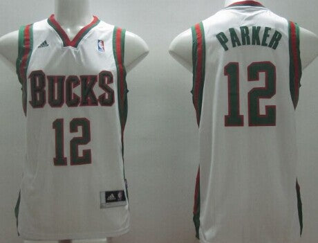 Jabari Parker Revolution Milwaukee Bucks white jersey
