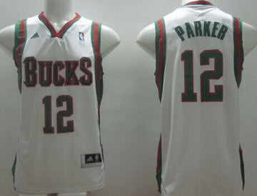 Jabari Parker Revolution Milwaukee Bucks white jersey